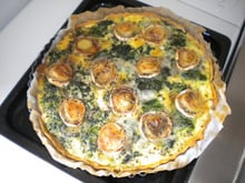 Tarte chèvre - épinards