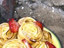 Roses feuilletées aux pommes faciles