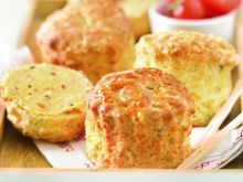Scones au fromage et céréales