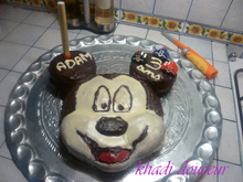 Gâteau Mickey au chocolat fourré