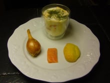 Tiramisu au cottage chesse et son saumon fumé