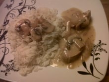 Filet mignon champignons-moutarde