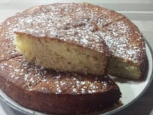 Délicieux gâteau à la banane