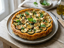 Tarte tatin de courgettes