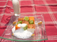 Waterzoi de volaille de licques et bouillon ARIAKE à l'estragon