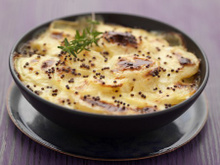 Gratin de Princesse Amandine à la moutarde