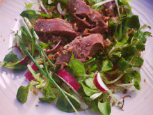 Salade énergisante au bœuf et cresson