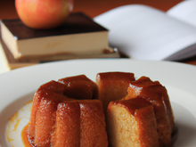 Fondant aux pommes et caramel