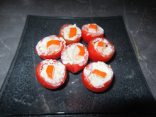 Tomates cerises farcies gourmandes