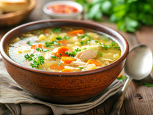 “C’est vraiment mon repas du dimanche soir” : à l’approche de l’automne, cette recette de soupe de poulet est idéale !