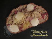 Tartine façon Flammekueche