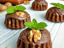 Bouchons moelleux chocolat noix