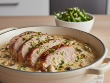 Filet mignon à la crème et au boursin