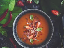 Gaspacho au Jambon Serrano
