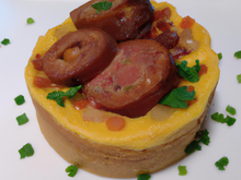 Flan d'andouille au Maroilles
