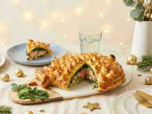 Le feuilleté au saumon : l’entrée chic de Noël facile qui fait toujours son effet