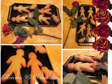 Personnages à croquer et moelleux, sablés