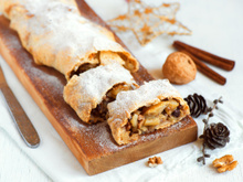 Strudel aux pommes et amandes