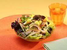 Salade de poulet rôti et emmental