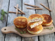 Mini croque-monsieur au saumon
