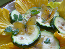Farfalles aux courgettes aux zestes d'agrumes