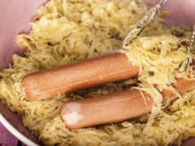 Choucroute aux saucisses de Strasbourg