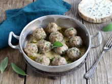Boulettes de veau à la Fourme d'Ambert