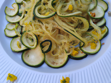 Spaghetti de courgettes estivales
