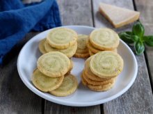 Sablés roulés au pesto