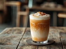Oubliez le cappuccino : le Caramel Pudding Latte au Flamby est la boisson la plus gourmande du moment