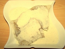 Lieu noir à la crème de Boursin