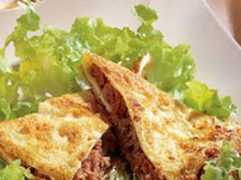 Omelette aux rillettes