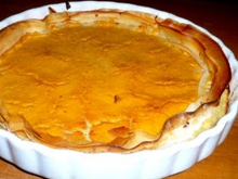 Tarte à la citrouille d'Halloween