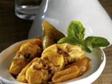 Tajine de râble de lapin aux abricots secs et figues