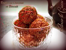 Gâteau sans cuisson, truffes aux biscuits