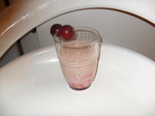 Frappé aux pêches maison