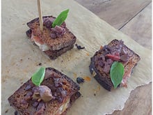 Croque tartine comme un burger italien