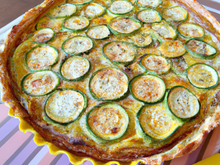 Tarte courgettes-brousse