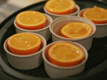 Oranges épicées à la vapeur...