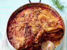 Gratin d'aubergines à la Sicilienne & fromage râpé Sublime Filante Giovanni Ferrari