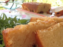 Le gâteau au fromage blanc et canneberges...
