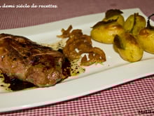 Magret de canard au Marsala