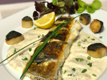 Grillade de maquereaux sauce au fromage blanc