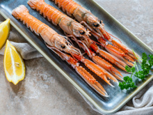Langoustines grillées au barbecue