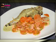 Curry de lapin aux carottes et à l'orange facile