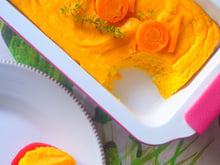 Flan de carottes Cantal et gruyère