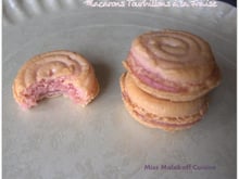 Macarons tourbillons à la fraise