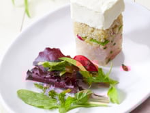 Tartare de bar et quinoa au Carré Frais et épices douces