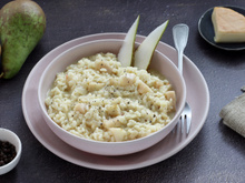 Risotto à la poire et au Munster