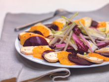 Carpaccio vitaminé au reblochon